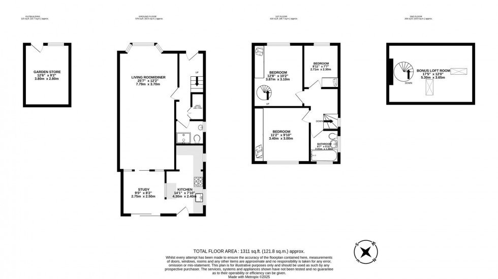 Floorplan for Meadfield Avenue, Langley