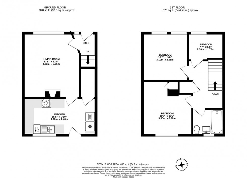 Floorplan for Parry Green North, Slough