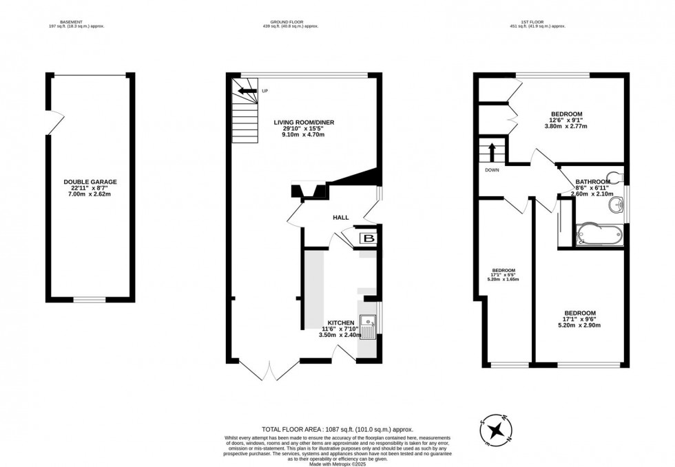 Floorplan for Alderbury Road, Slough