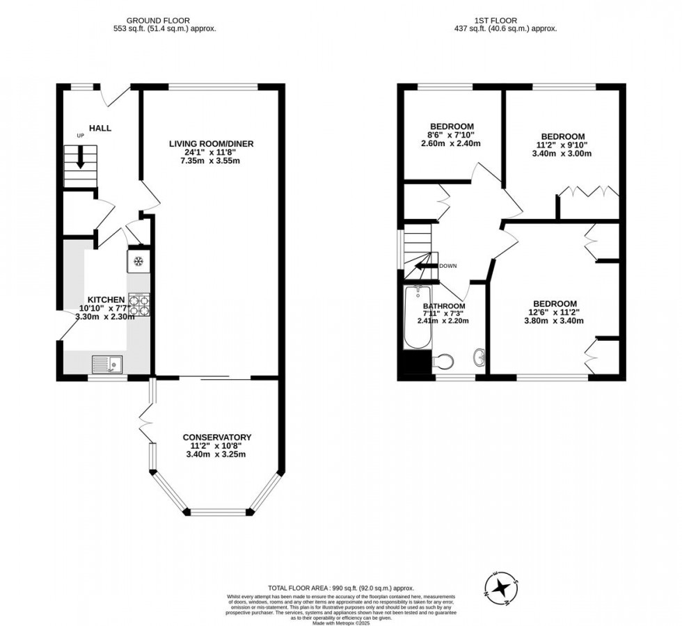 Floorplan for Morley Close, Slough