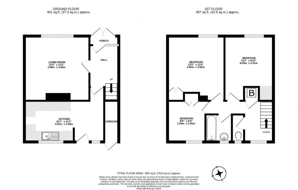Floorplan for Ripley Close, Langley, Berkshire