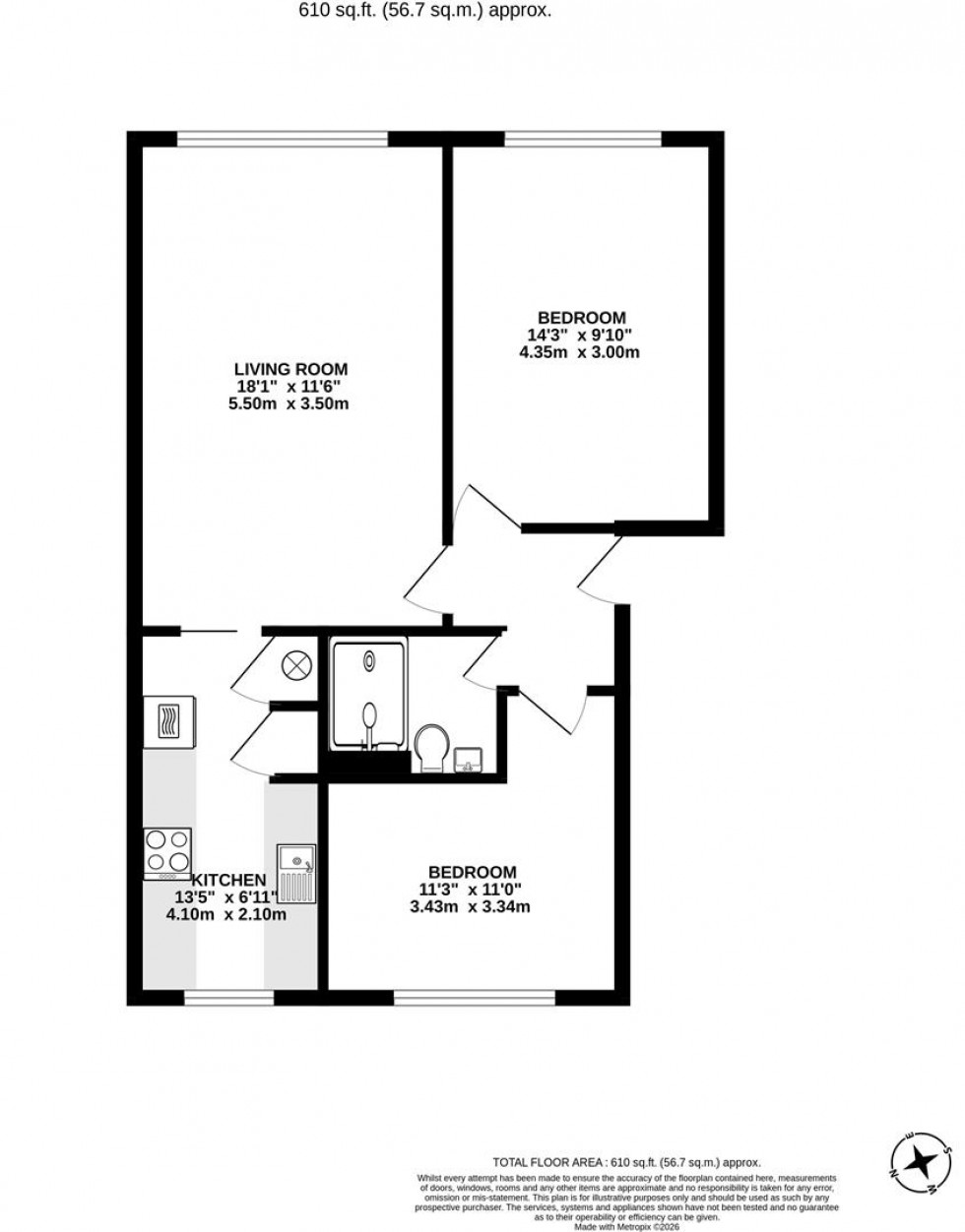Floorplan for Tithe Court, Langley