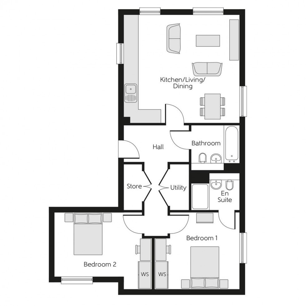 Floorplan for Montem Lane, Slough