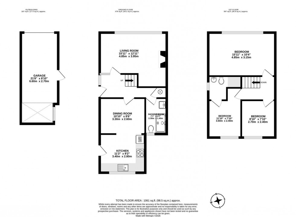 Floorplan for Kennett Road, Slough