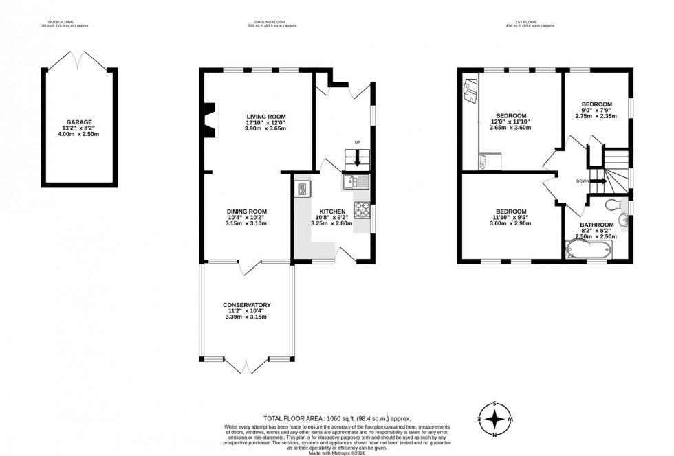 Floorplan for Cherry Avenue, Langley