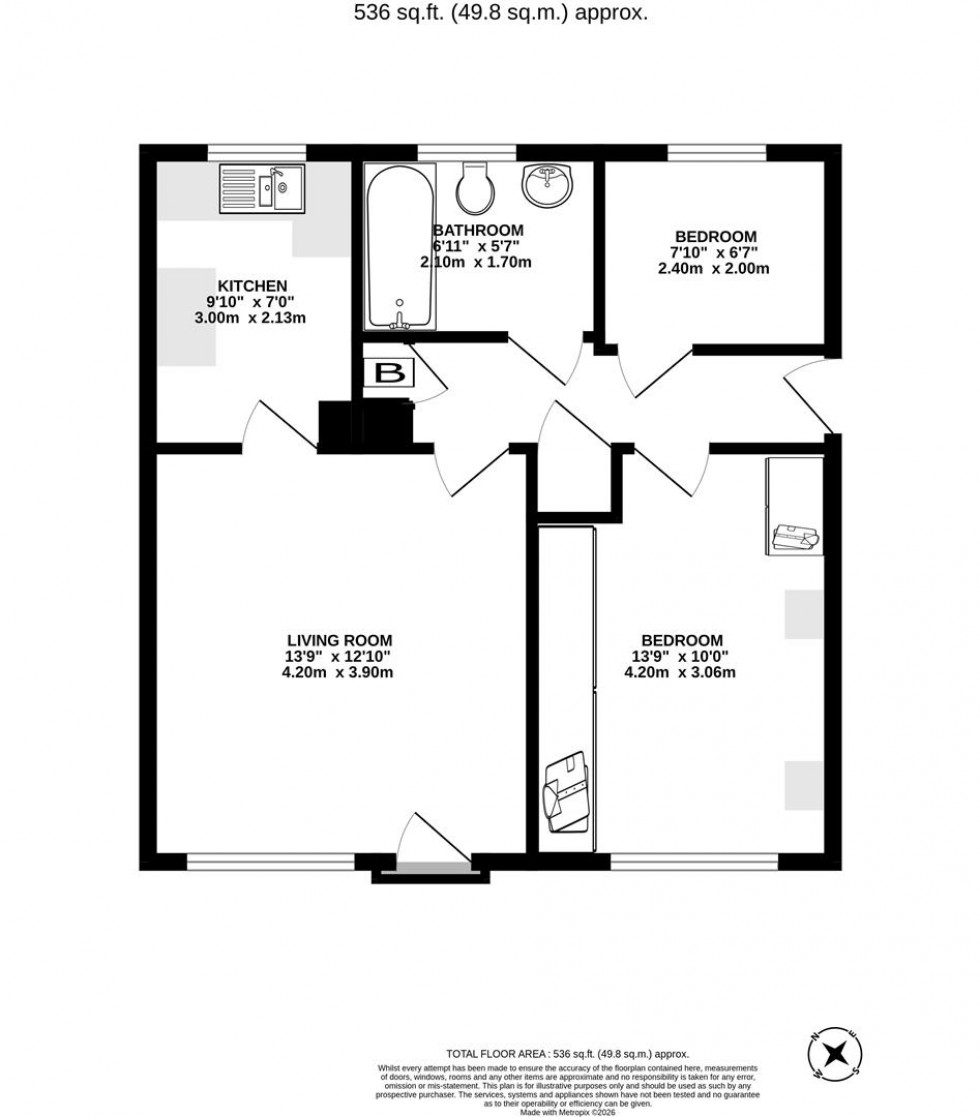 Floorplan for Parlaunt Road, Slough